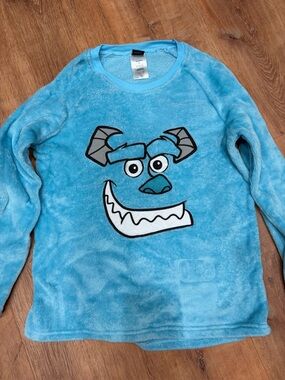 Disney Pixar Sulley Plush Fleece Pajama Top Women’s XL Monsters Inc.